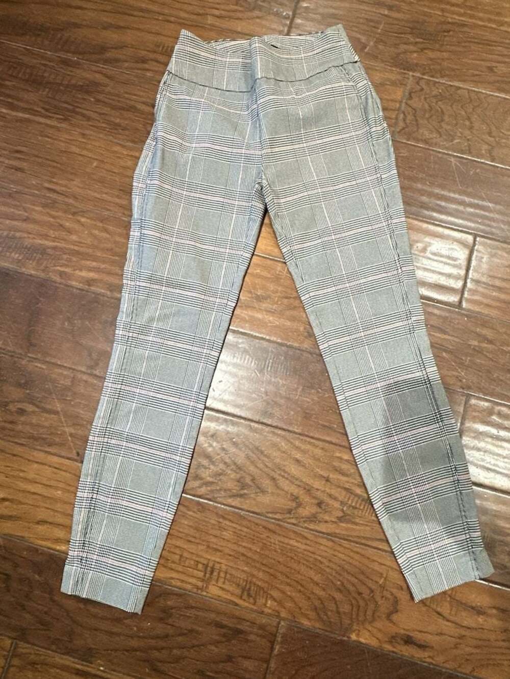 7th Avenue Design Studio New York & Company Plaid Skinny Pants Size XS